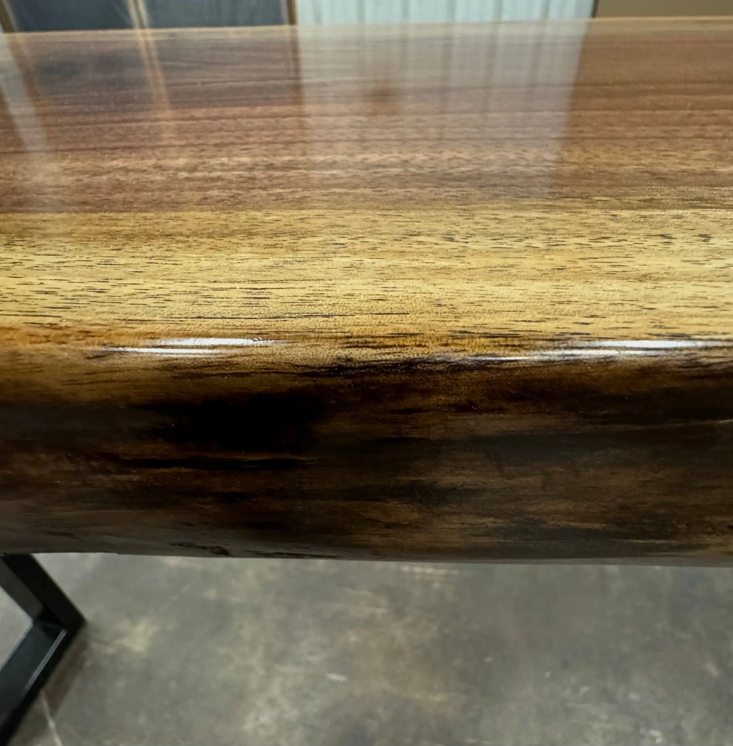 Black Walnut Sofa Table InspirTech Furniture Designs