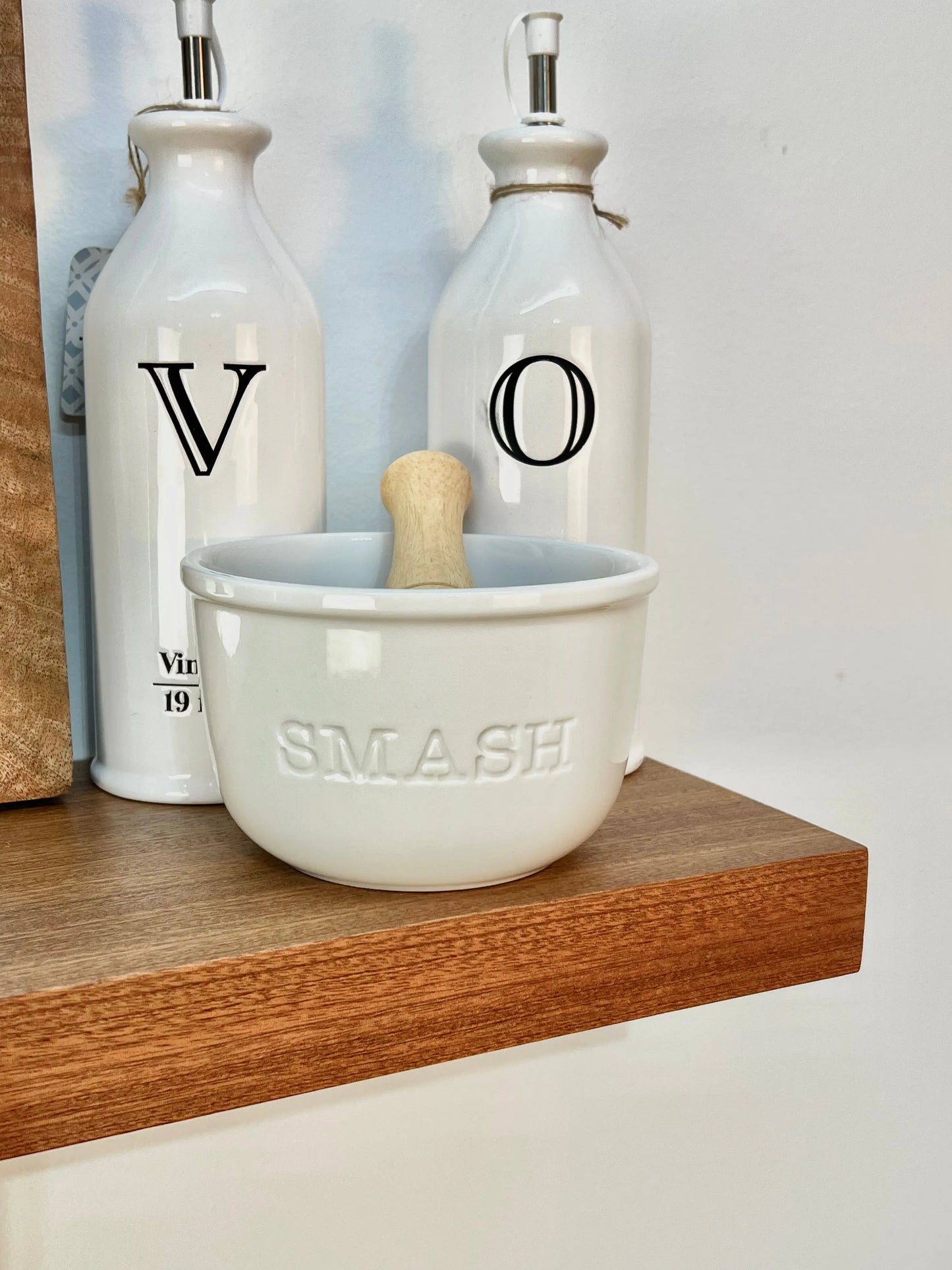 Mahogany Floating Shelf InspirTech