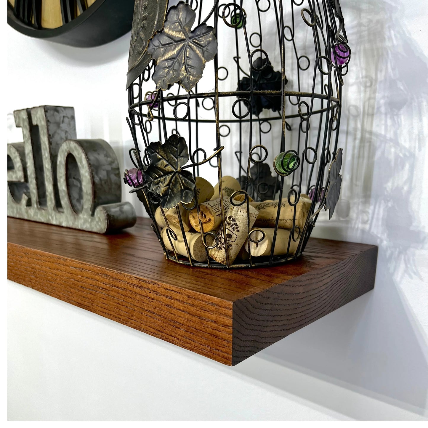 Red Oak Espresso Stained Shelf InspirTech