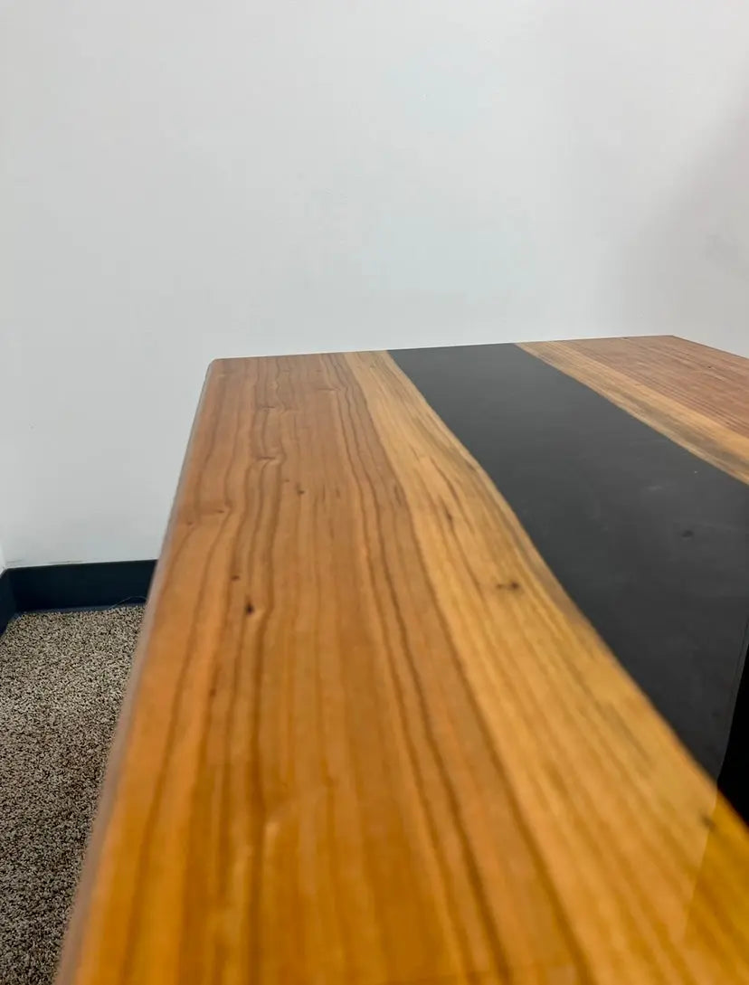 Cherry Epoxy Coffee Table InspirTech