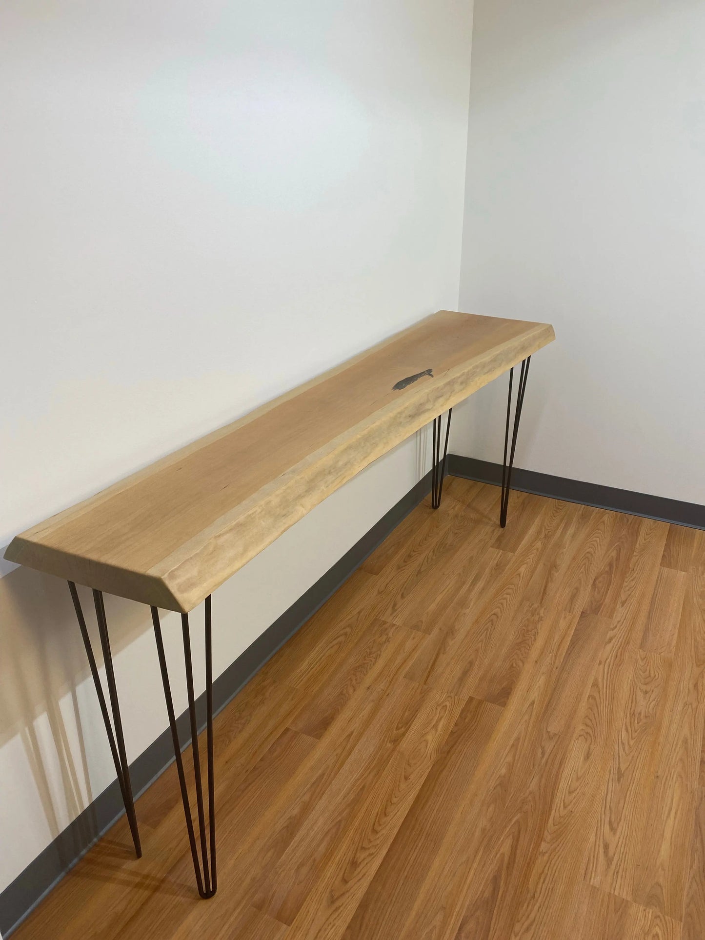 Cherry Live Edge Sofa Table InspirTech