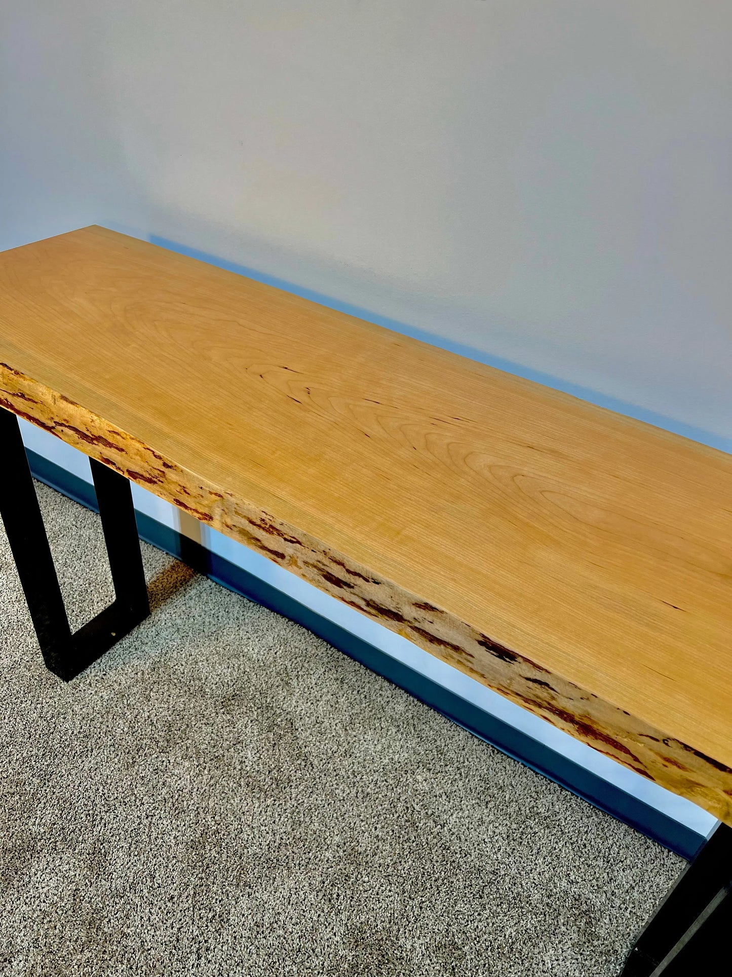 Live Edge Cherry Console Table InspirTech