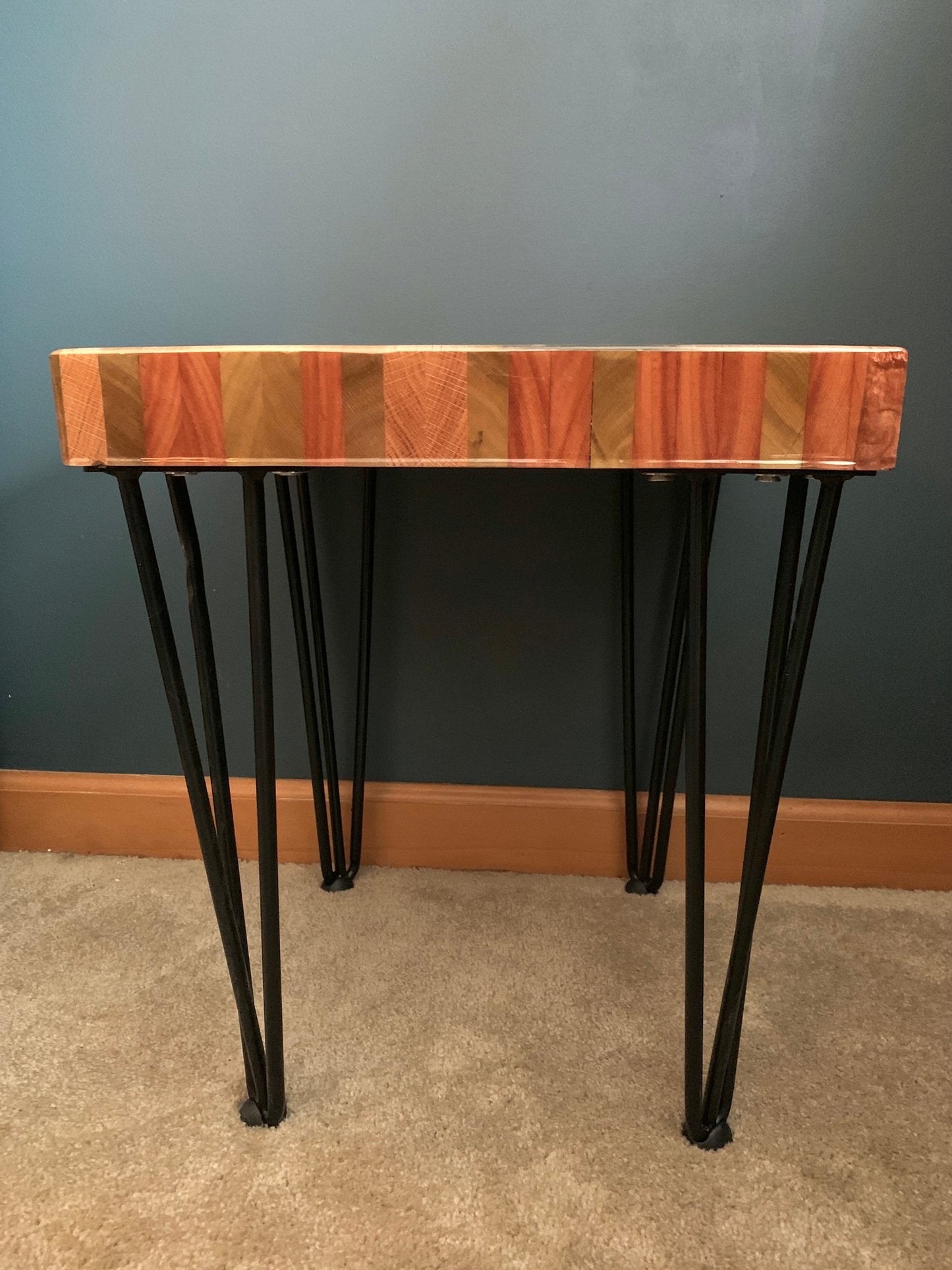 Epoxy End Table