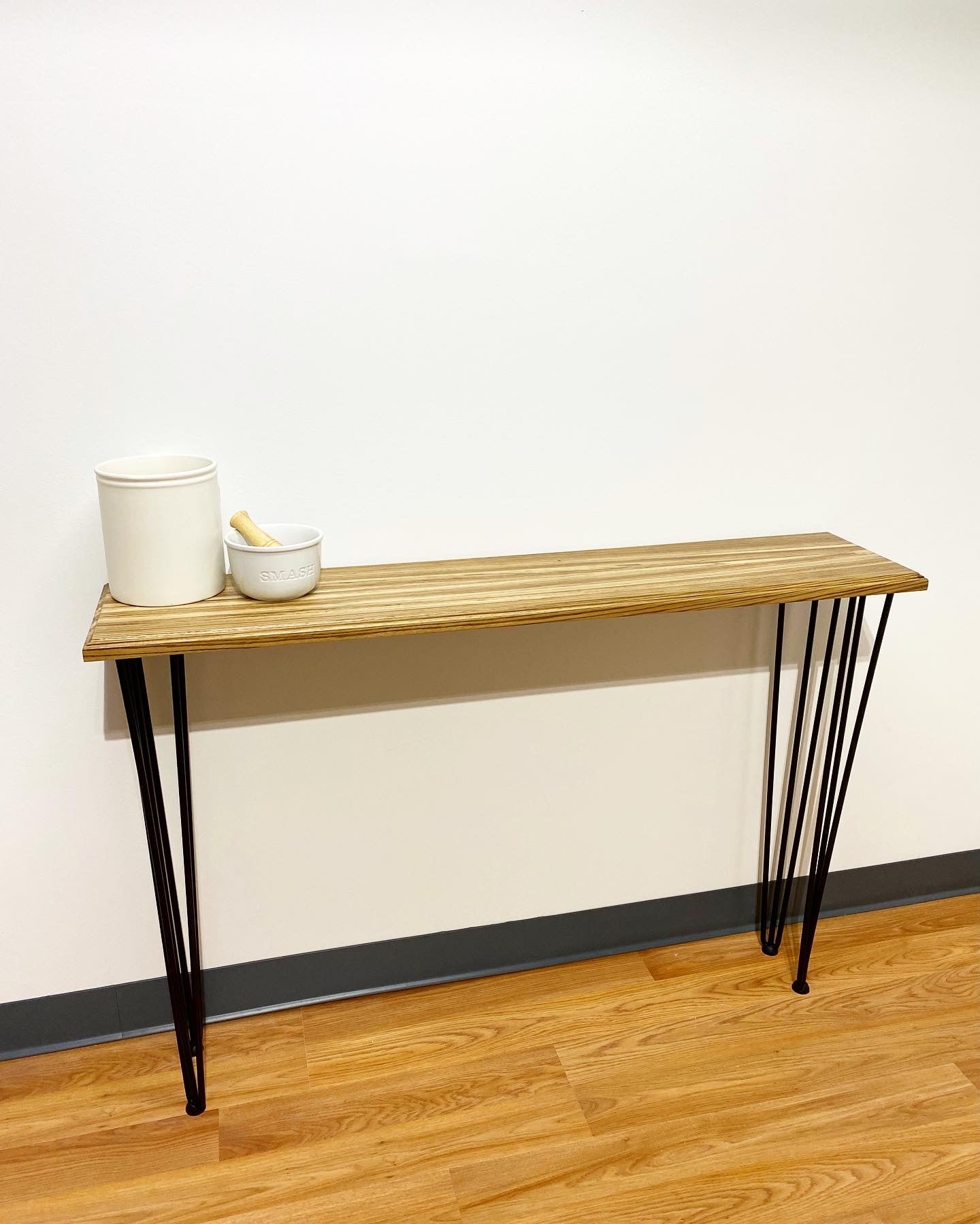 Zebrawood Console table