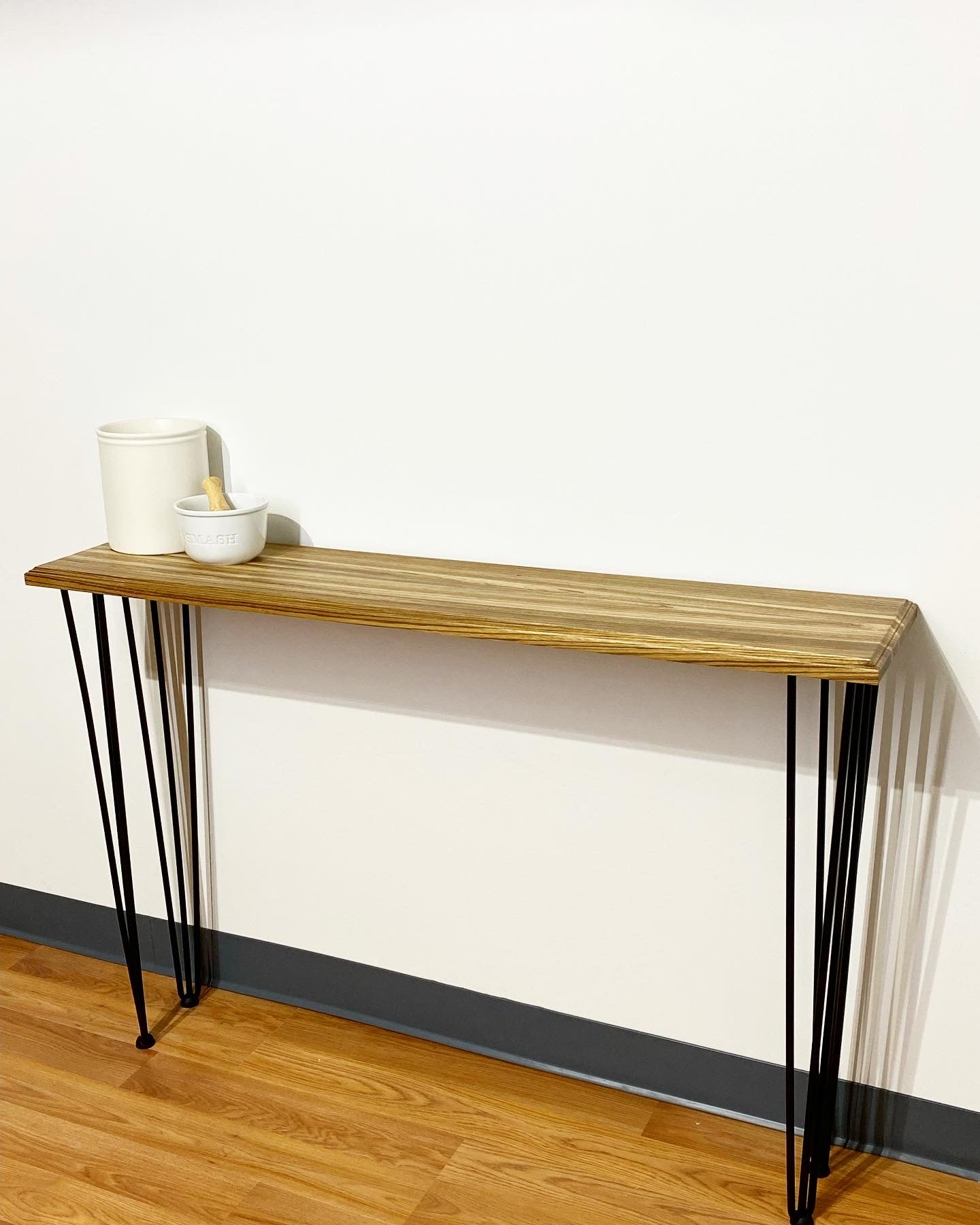 Zebrawood Console table