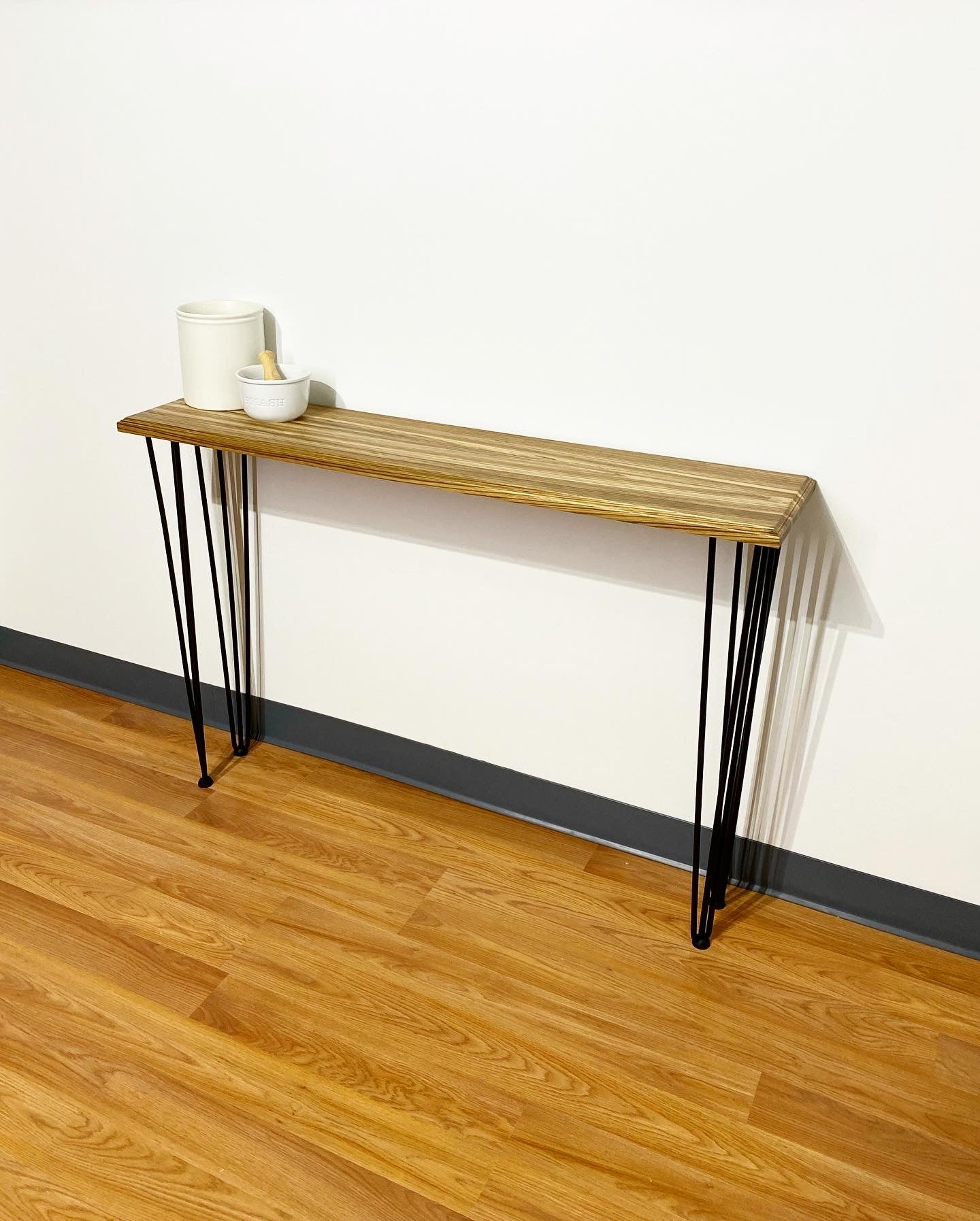 Zebrawood Console table