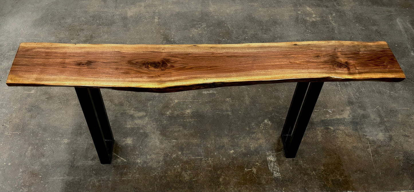 Black Walnut Sofa Table