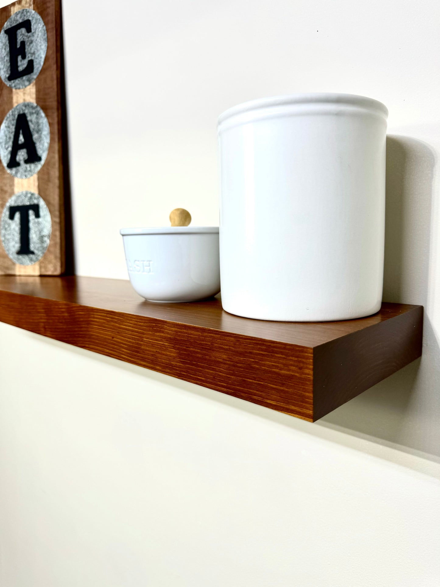 Custom Colored Floating Shelf