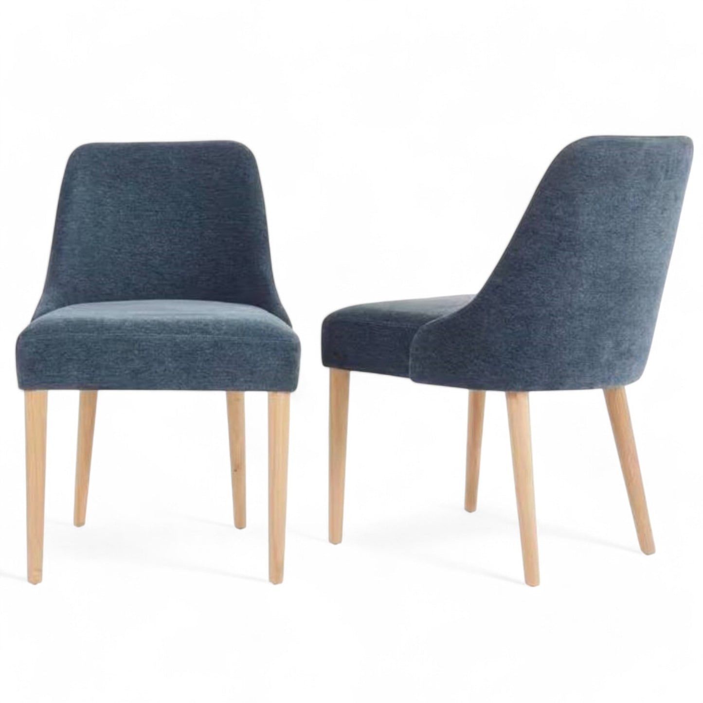 Blue Upholstered Dining Chair