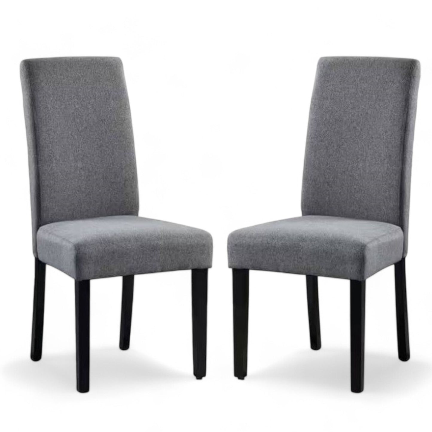 Modern Grey Upholstered Dining Chair