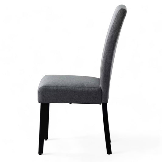 Modern Grey Upholstered Dining Chair