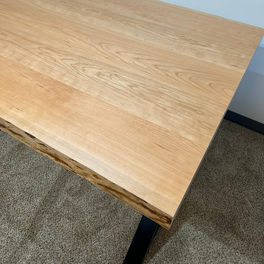 Cherry Live Edge Dining Table