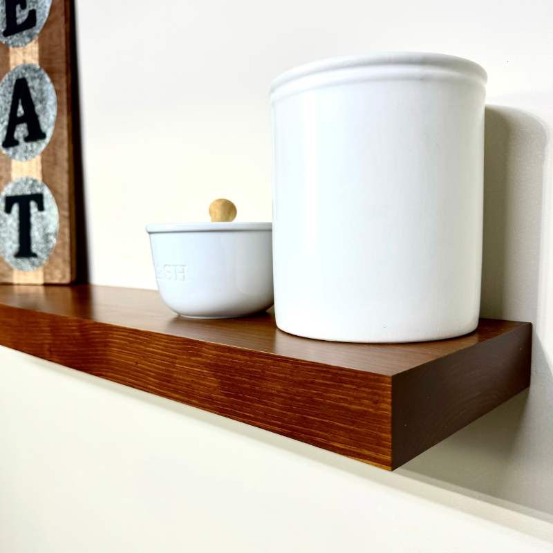 Custom Colored Floating Shelf