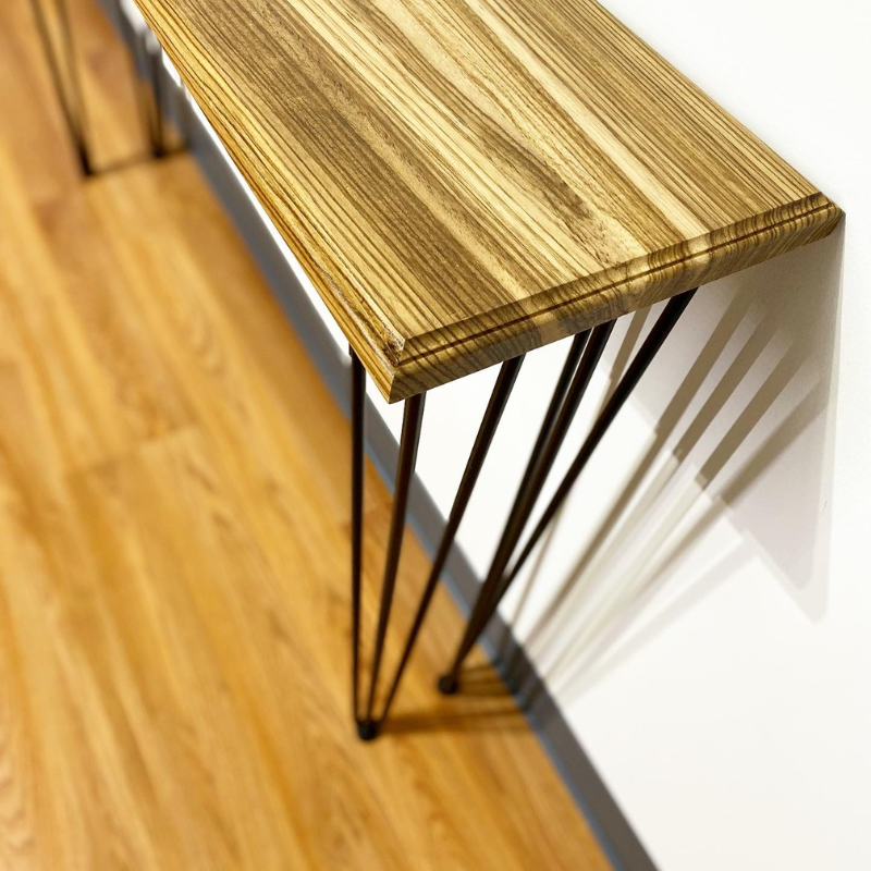 Zebrawood Console table