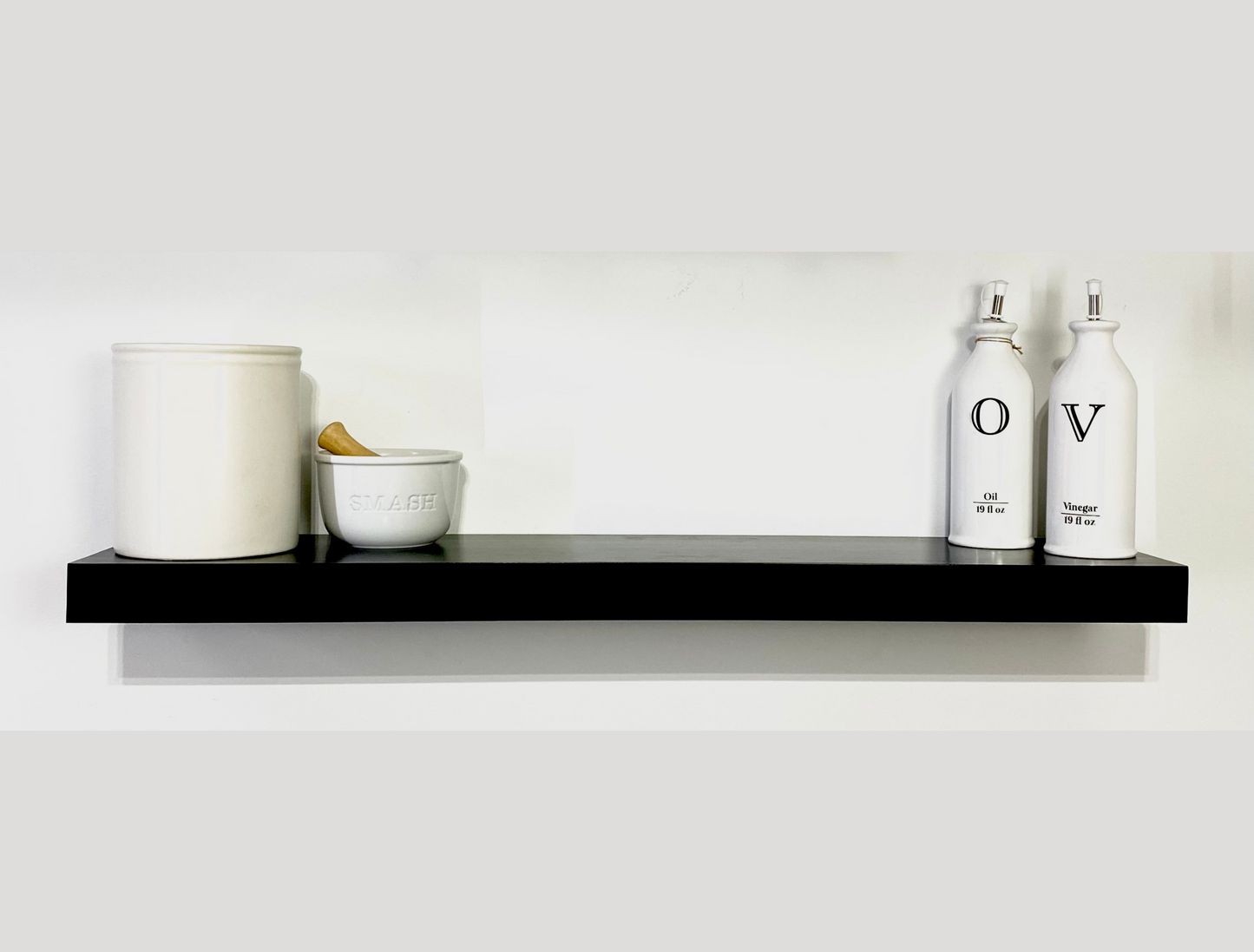 Black Floating Shelf