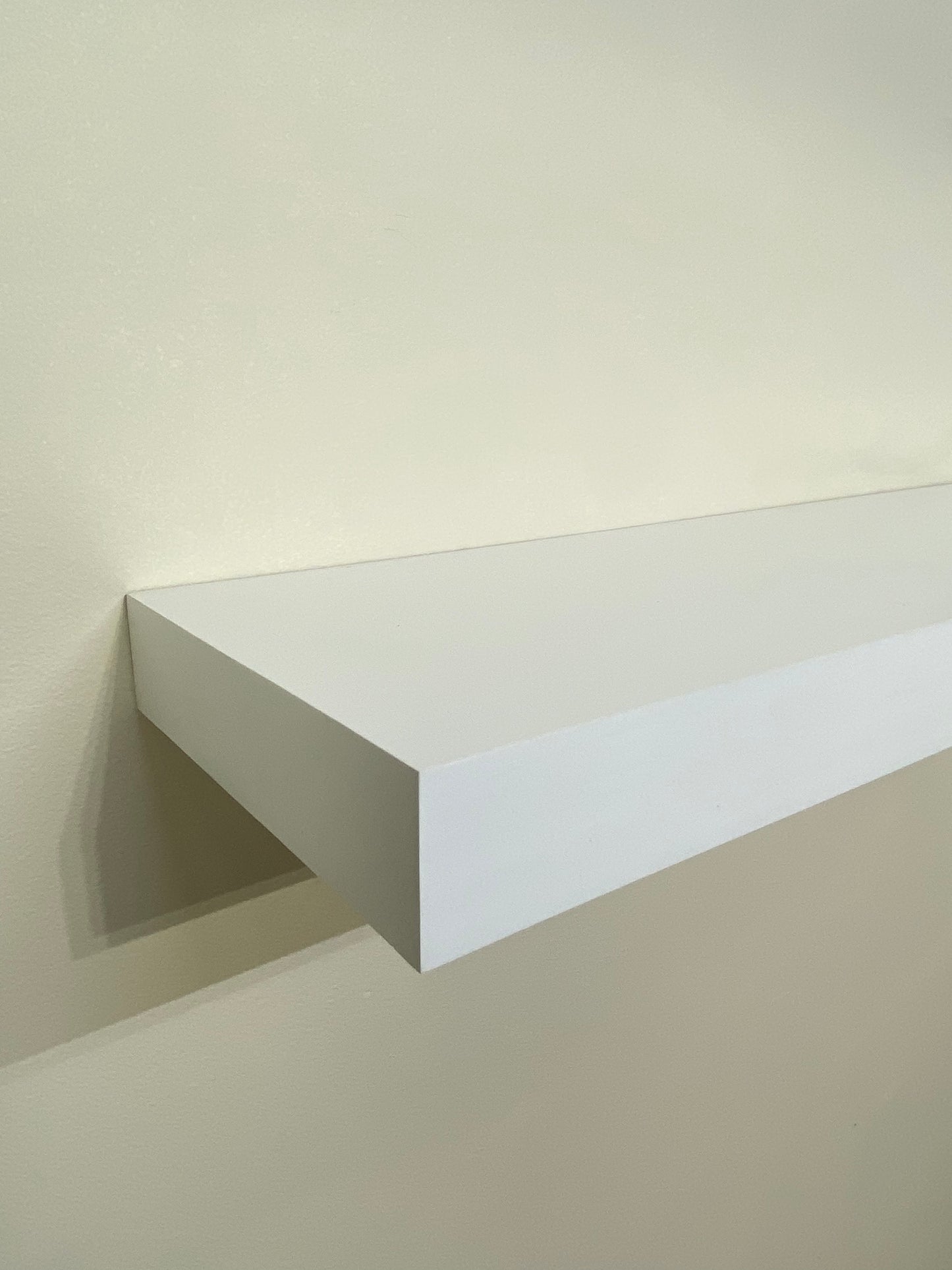 White Floating Shelf