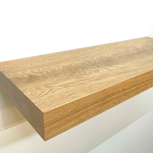 White Oak Floating Shelf