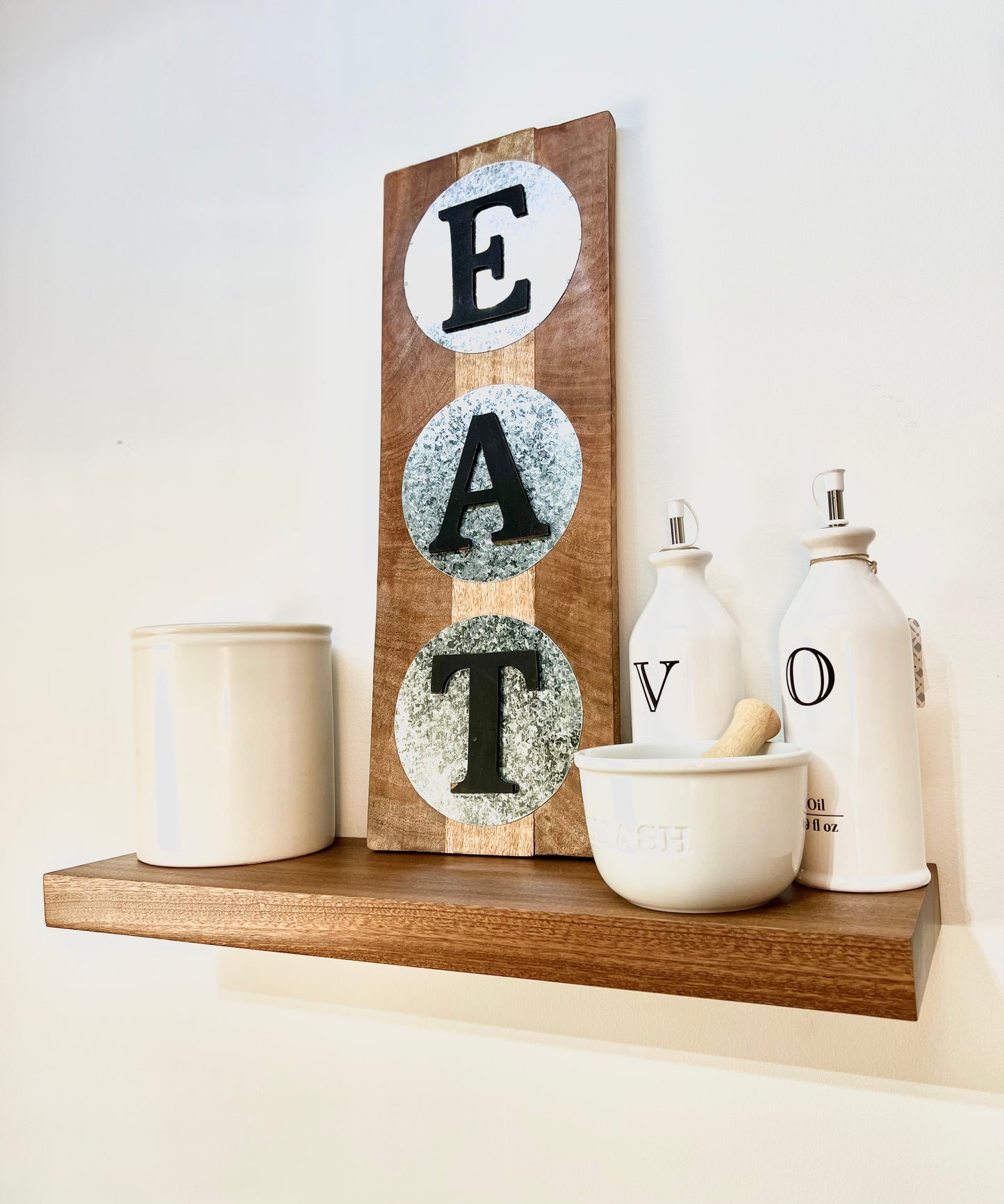 Mahogany Floating Shelf