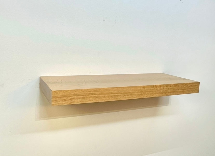 White Oak Floating Shelf