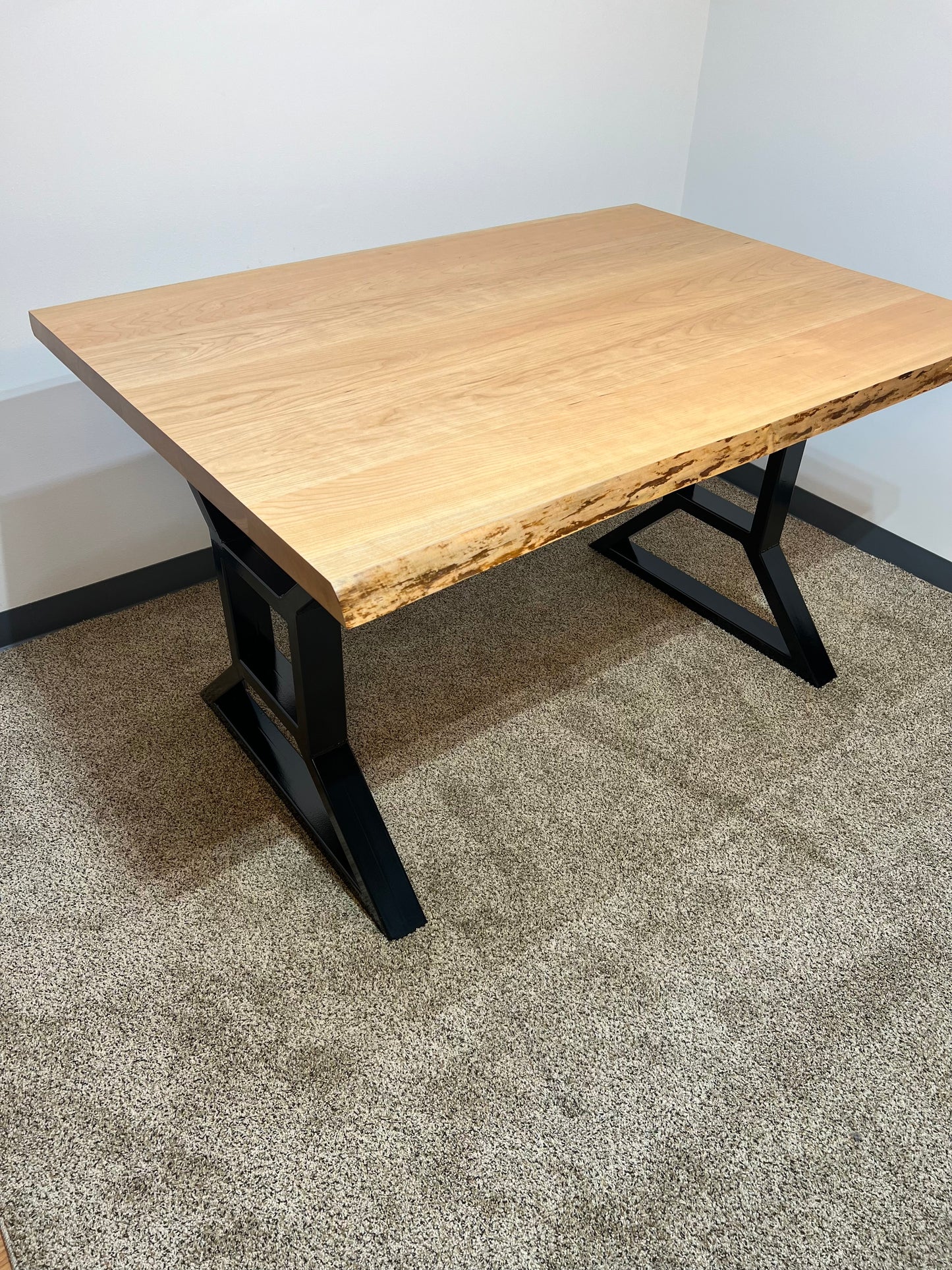 Cherry Live Edge Dining Table