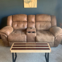 Purple Heart Epoxy Coffee Table