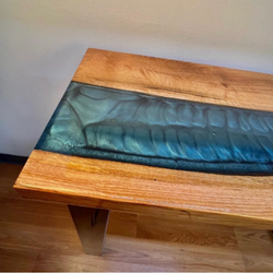 Epoxy river table