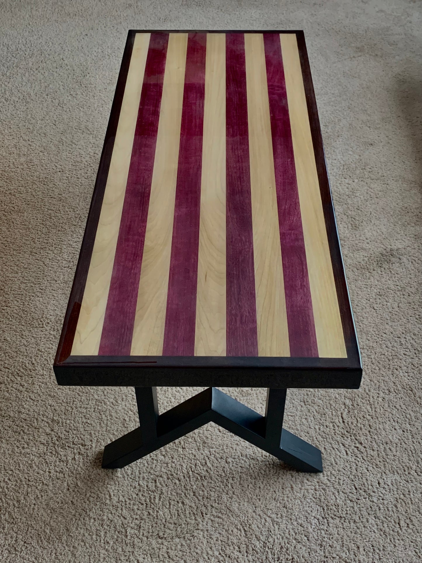 Purple Heart Coffee Table